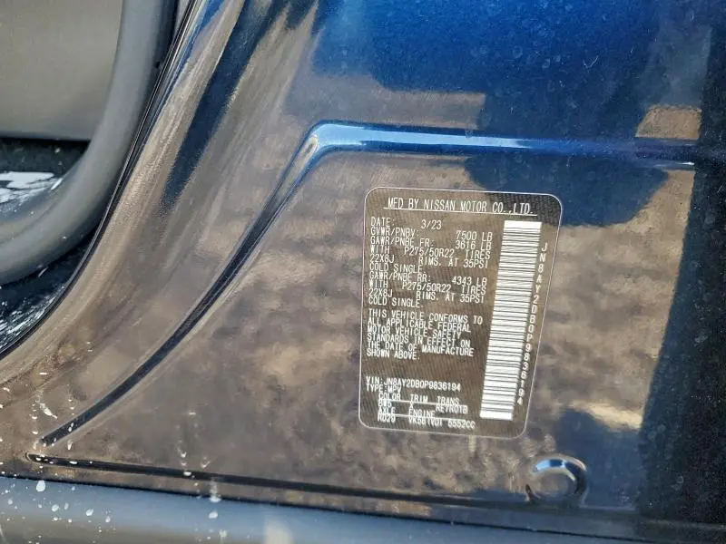 2023 NISSAN ARMADA PLATINUM  