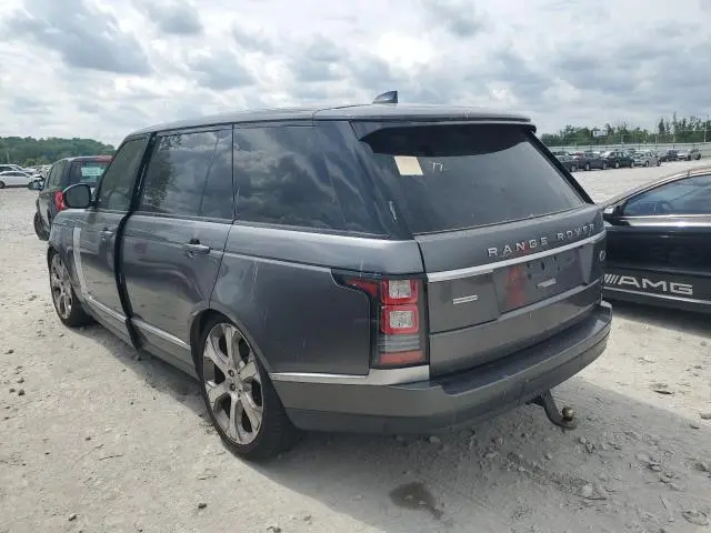 2017 LAND ROVER RANGE ROVER SUPERCHARGED  