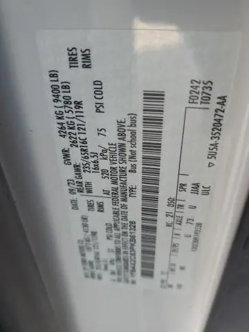 2023 FORD TRANSIT T-350  