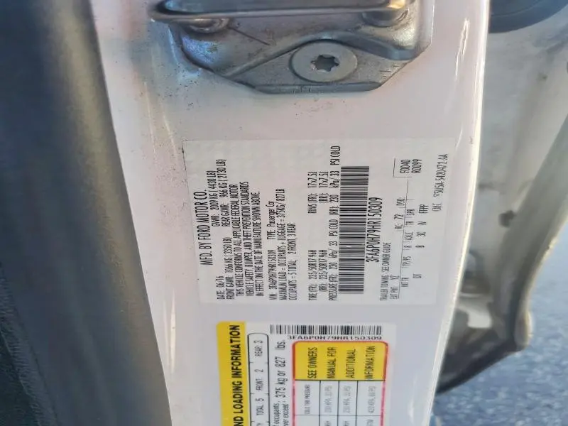 2017 FORD FUSION SE  