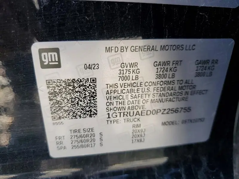 2023 GMC SIERRA K1500  