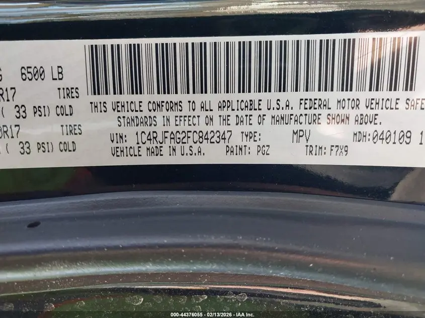 2015 JEEP GRAND CHEROKEE LAREDO