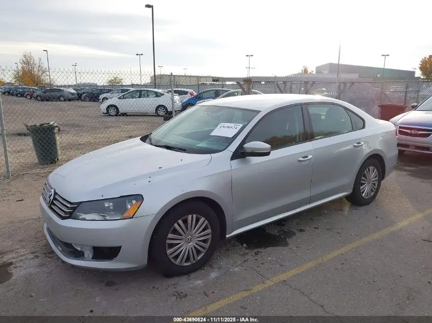 2014 VOLKSWAGEN PASSAT 1.8T S