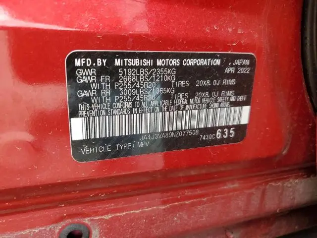 2022 MITSUBISHI OUTLANDER SEL