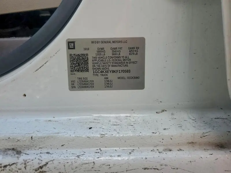 2019 CHEVROLET SILVERADO K3500 LTZ  