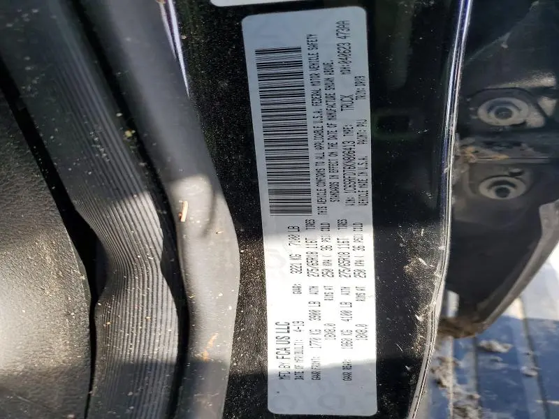 2019 RAM 1500 LARAMIE  