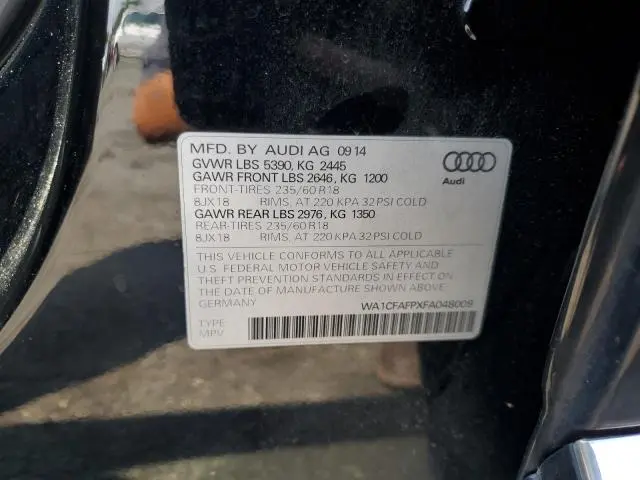 2015 AUDI Q5 PREMIUM