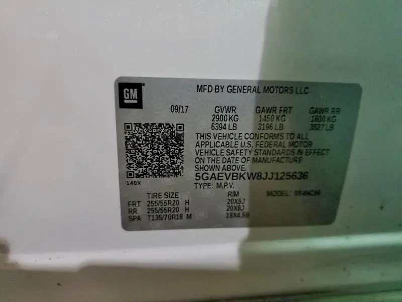 2018 BUICK ENCLAVE PREMIUM  