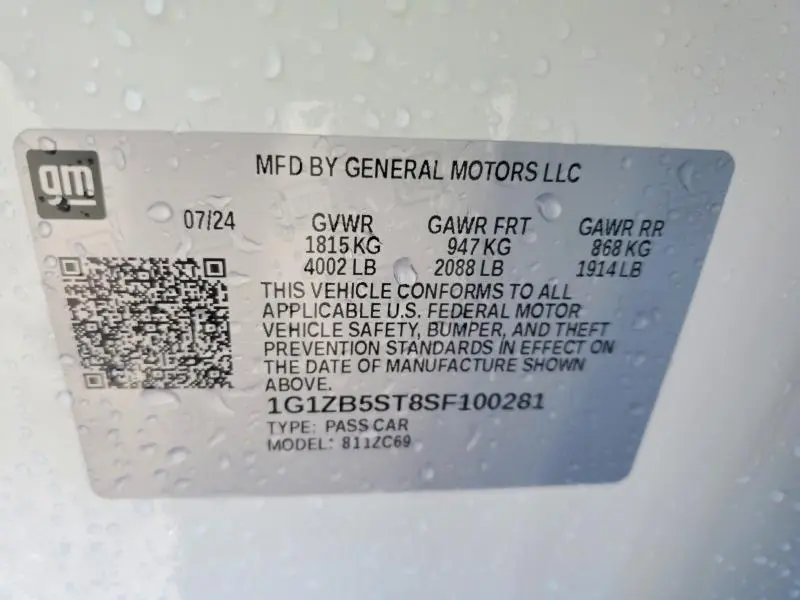 2025 CHEVROLET MALIBU LS  
