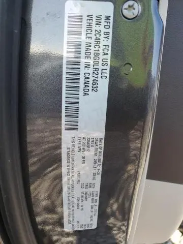 2020 CHRYSLER PACIFICA TOURING L  