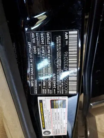 2010 MERCEDES-BENZ GLK 350  