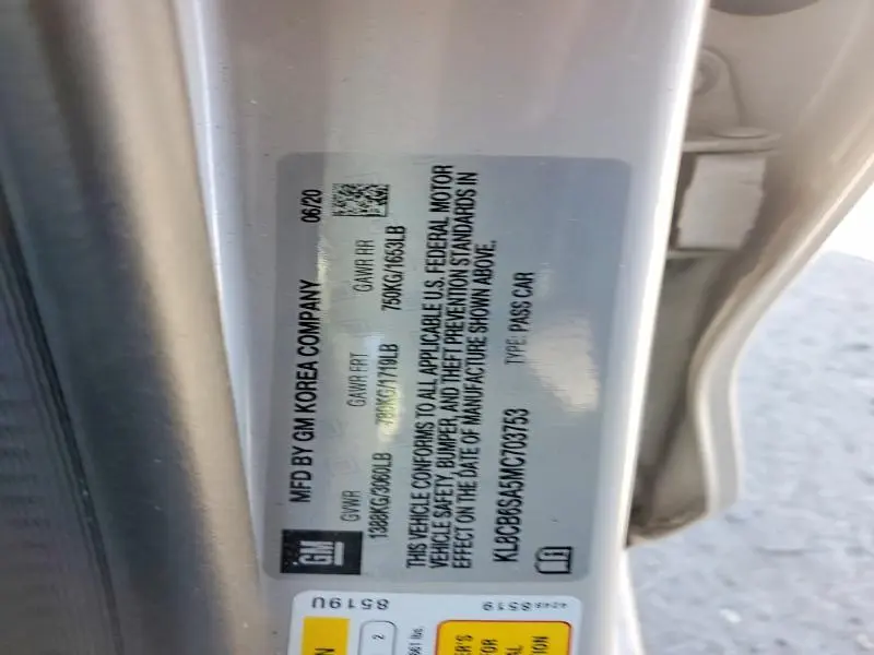 2021 CHEVROLET SPARK LS  