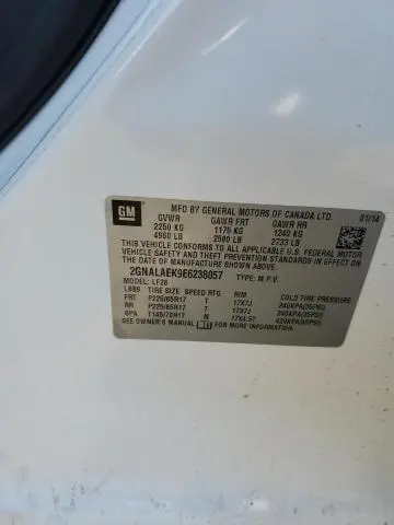 2014 CHEVROLET EQUINOX LS  