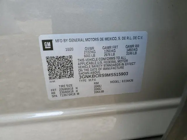 2021 CHEVROLET BLAZER 2LT  