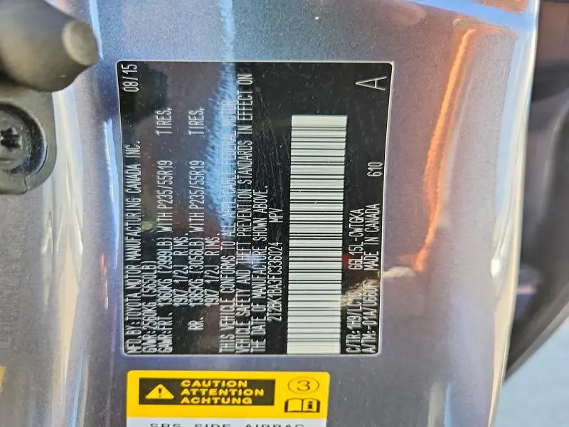 2015 LEXUS RX 350 BASE  