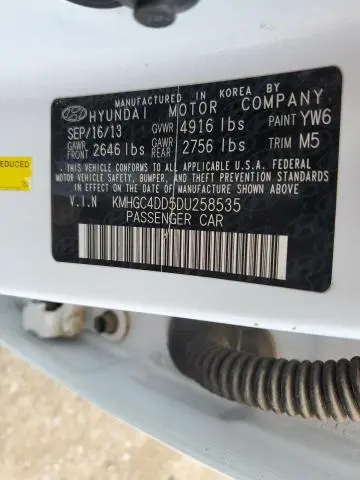 2013 HYUNDAI GENESIS 3.8L  
