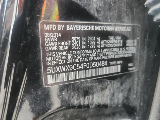 2015 BMW X3 XDRIVE28I  