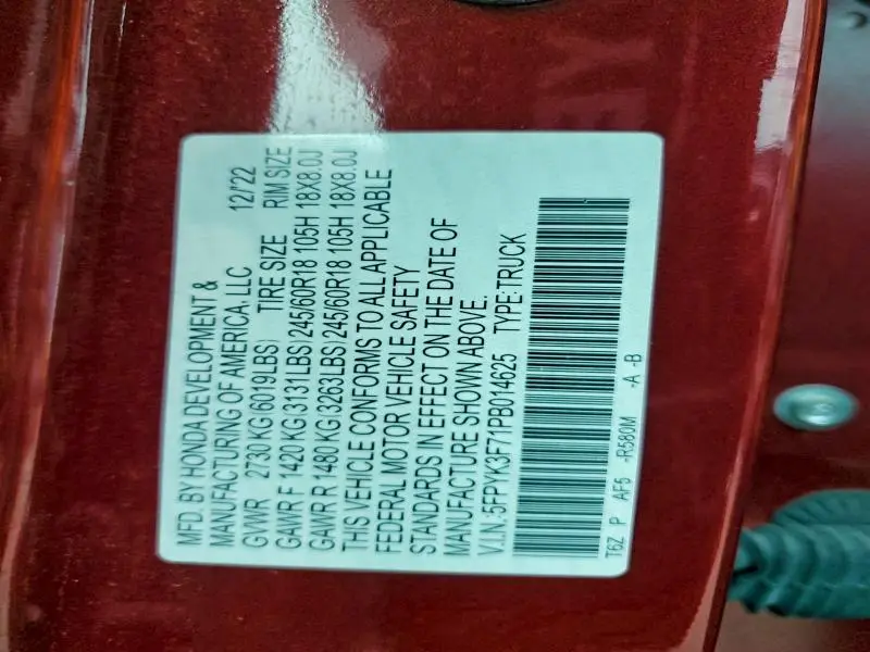 2023 HONDA RIDGELINE RTL-E  