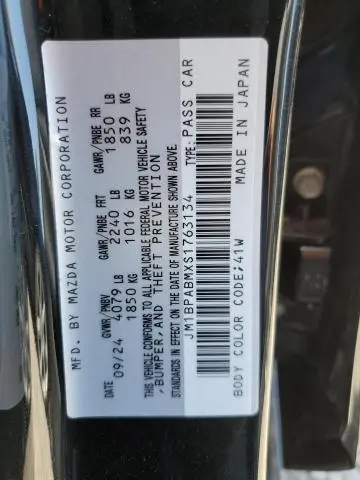 2025 MAZDA 3 SELECT SPORT  