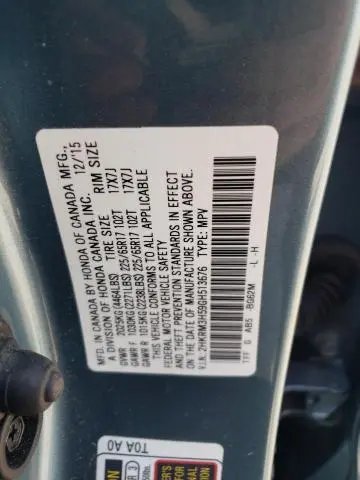 2016 HONDA CR-V EX  
