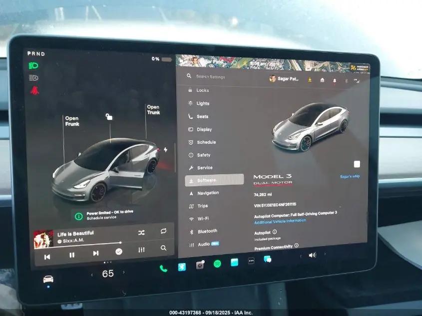 2022 TESLA MODEL 3 PERFORMANCE DUAL MOTOR ALL-WHEEL DRIVE
