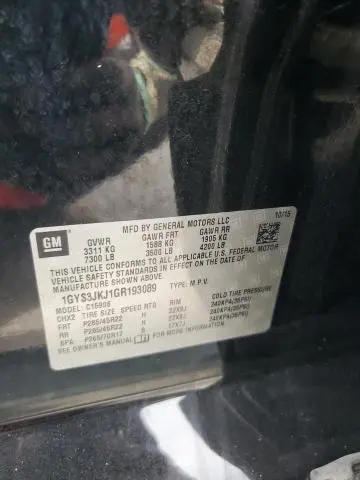 2016 CADILLAC ESCALADE ESV PREMIUM  