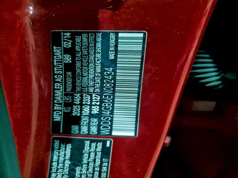 2014 MERCEDES-BENZ CLA 250 4MATIC  