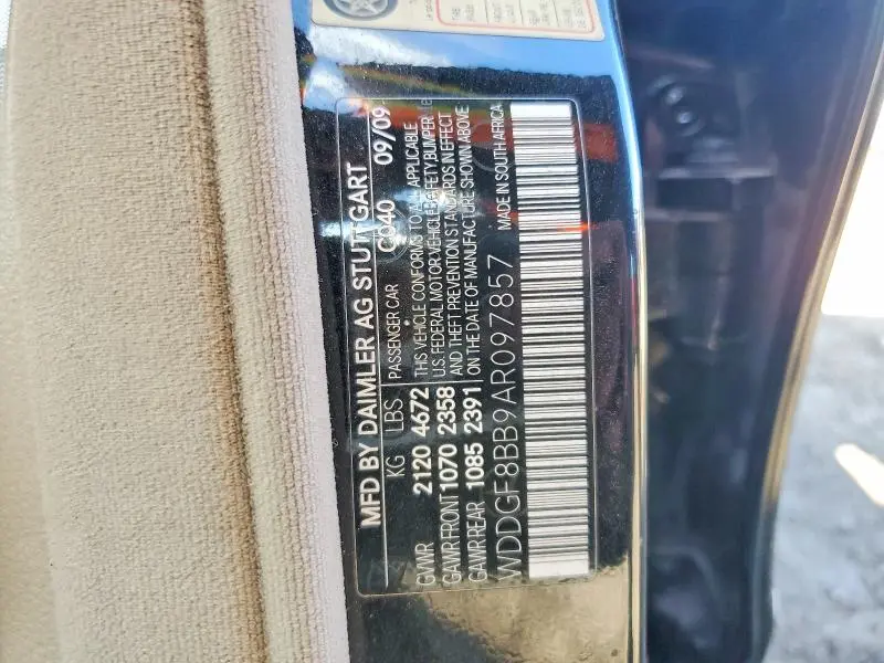 2010 MERCEDES-BENZ C 300 4MATIC  