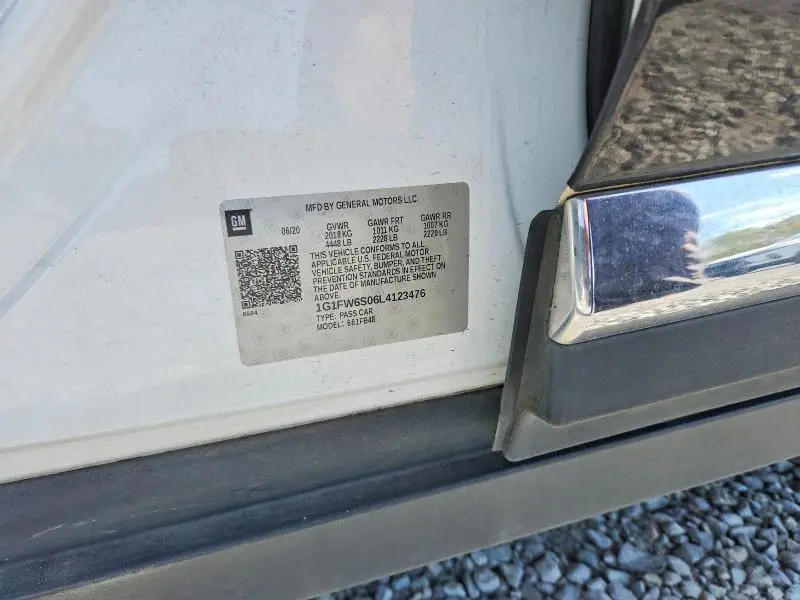 2020 CHEVROLET BOLT EV LT  