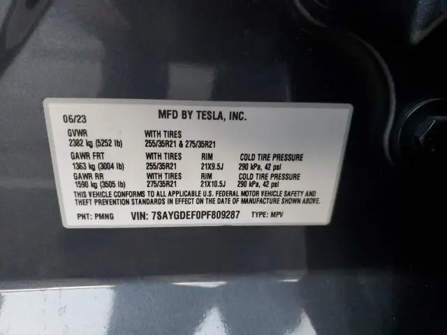 2023 TESLA MODEL Y   