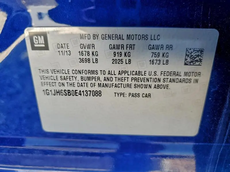 2014 CHEVROLET SONIC RS  