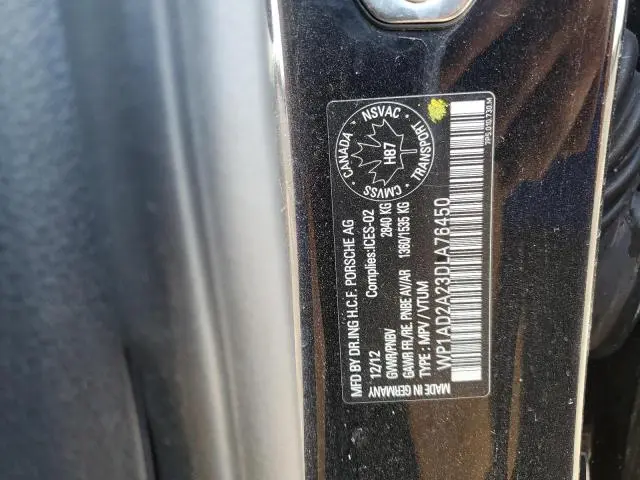 2013 PORSCHE CAYENNE GTS  