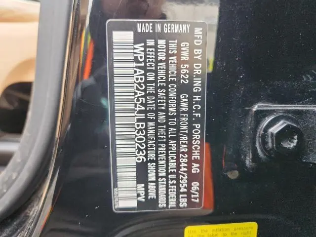 2018 PORSCHE MACAN S  