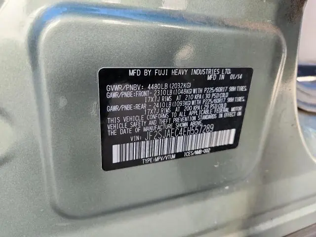 2014 SUBARU FORESTER 2.5I PREMIUM  