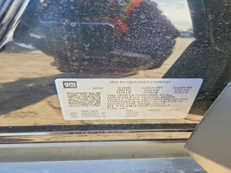 2025 CHEVROLET TRAX 1LT  