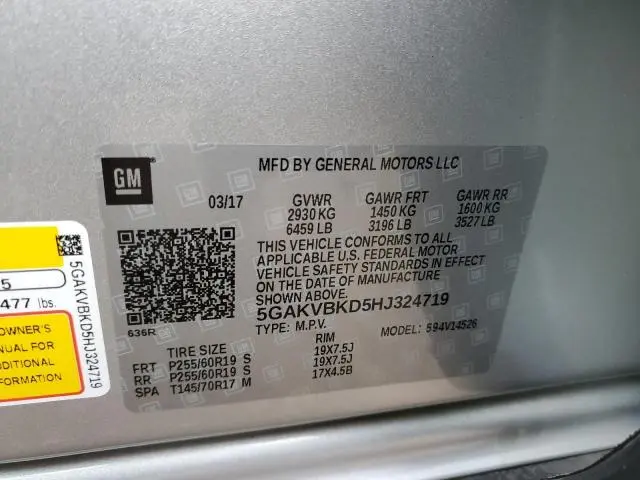 2017 BUICK ENCLAVE