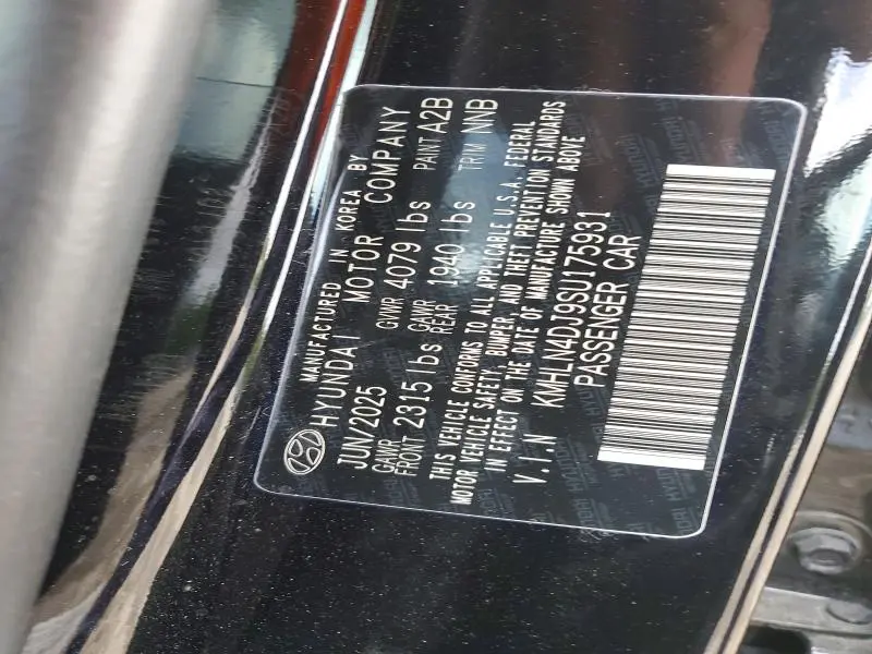 2025 HYUNDAI ELANTRA LIMITED  