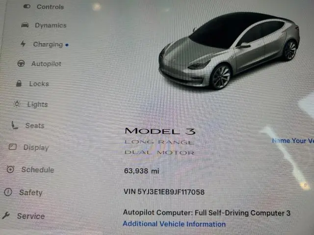 2018 TESLA MODEL 3