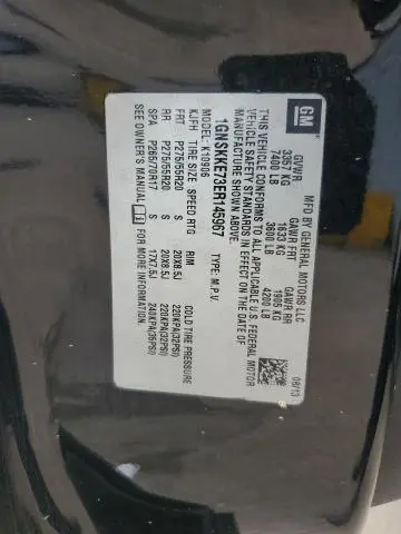 2014 CHEVROLET SUBURBAN K1500 LTZ  
