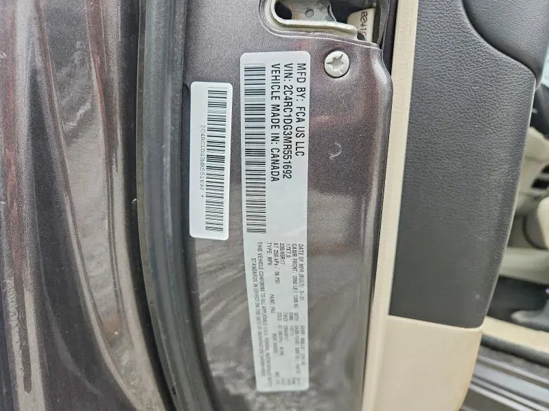 2021 CHRYSLER VOYAGER LXI  