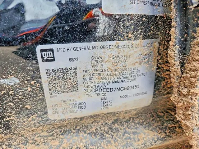 2022 CHEVROLET SILVERADO K1500 TRAIL BOSS CUSTOM  