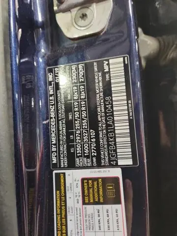 2020 MERCEDES-BENZ GLE 350 4MATIC  