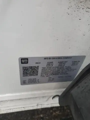 2025 CHEVROLET TRAX 1RS  