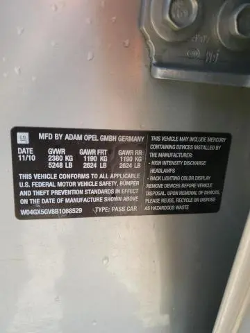 2011 BUICK REGAL CXL  