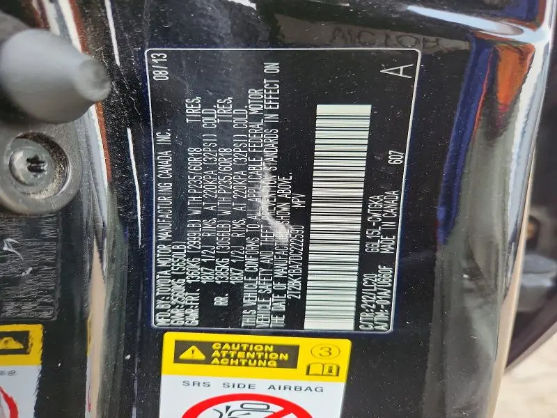 2013 LEXUS RX 350 BASE  