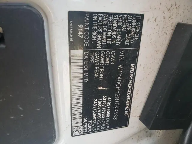 2022 MERCEDES-BENZ SPRINTER 2500  