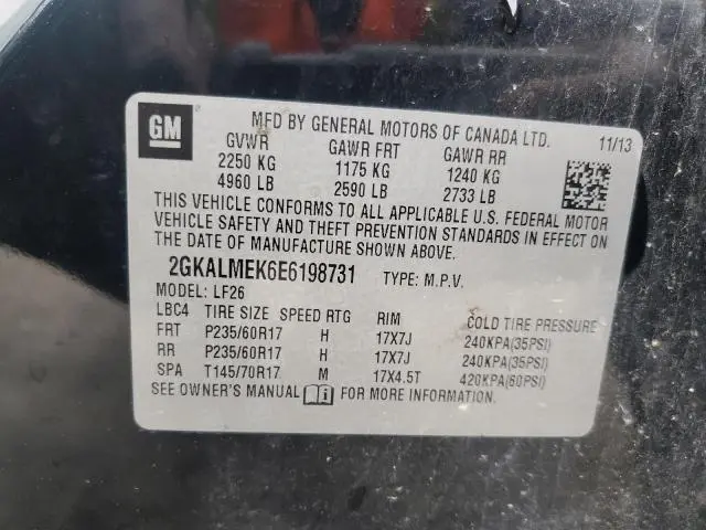 2014 GMC TERRAIN SLE  