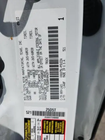 2024 TOYOTA TUNDRA CREWMAX PLATINUM  