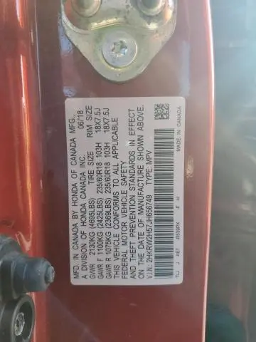 2018 HONDA CR-V EX  