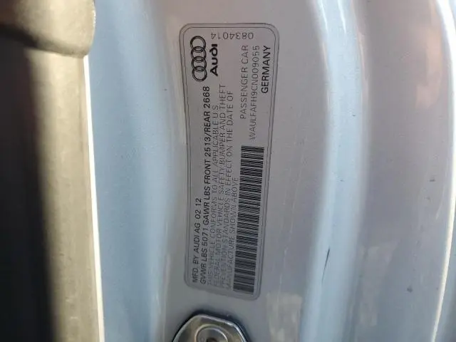 2012 AUDI A5 PREMIUM PLUS  